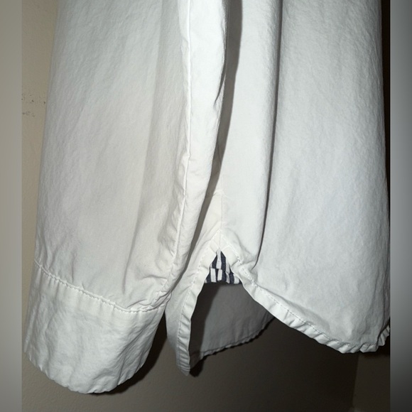 Alex Mill Jo White Button Down Shirt in Cotton Poplin,Size-XL - Picture 10 of 14